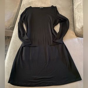 Eileen Fisher Straight Black Dress